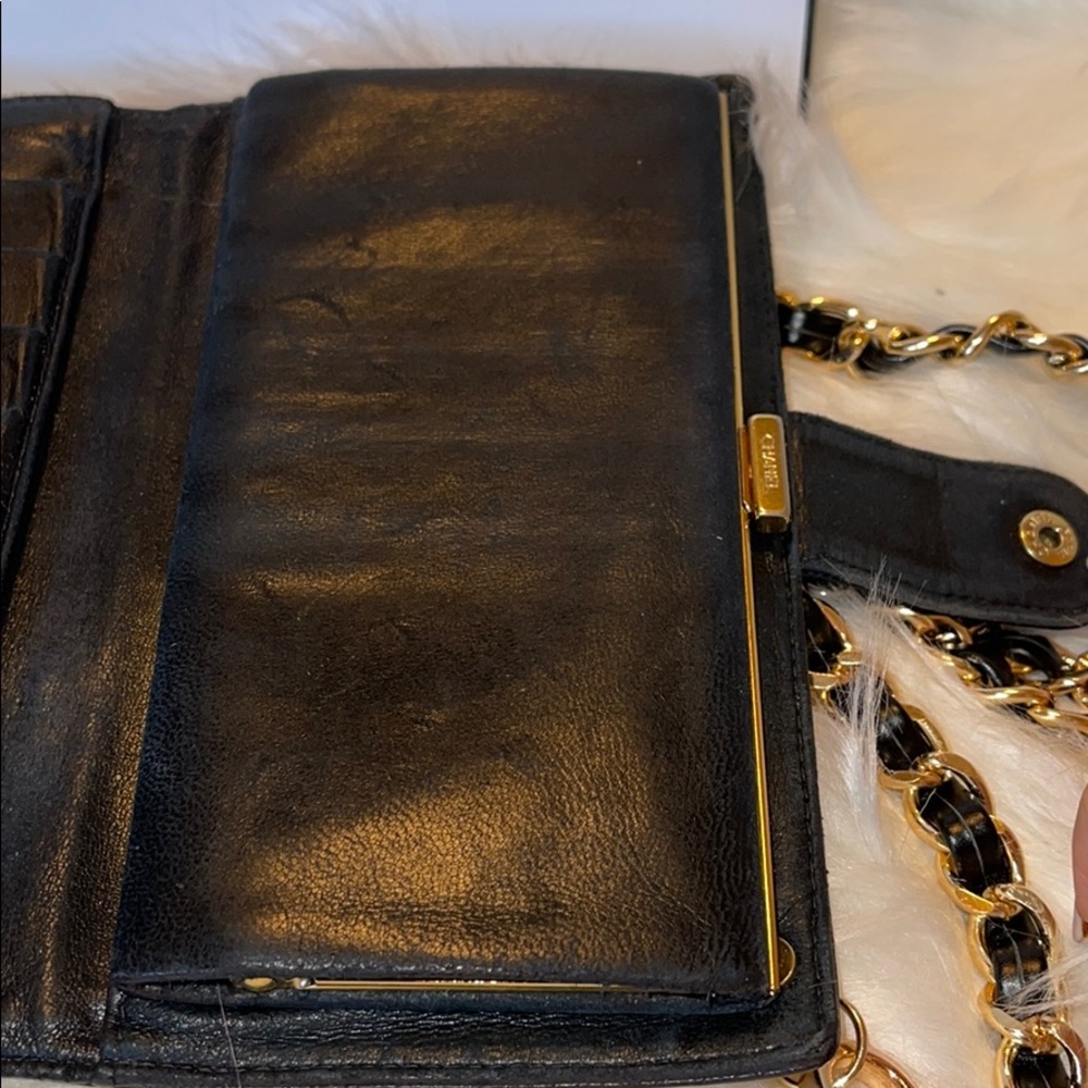 CHANEL Authentic CC Logo Cavier Bifold Wallet - Picture 10 of 16